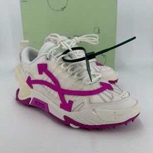 Off-White Women's Odsy 2000 Trainer Sneakers sz 40 US 10 White/Fuchsia NEW $755